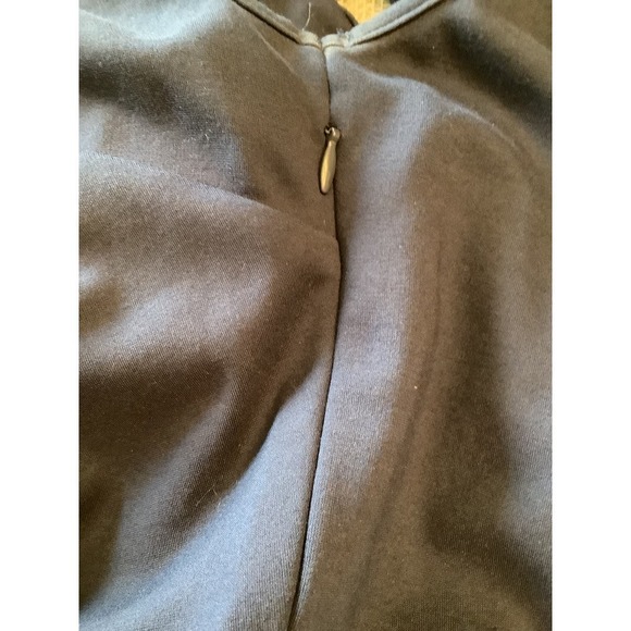 MIUSOL CLASSIC SLEEVELESS  NAVY BLUE AND WHITE FLORAL DRESS S - Picture 9 of 10